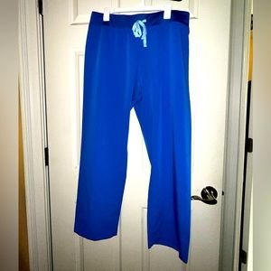 Figs Women’s Royal Blue Livingston - High Waisted - Petite Basic Scrub Pants